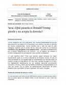 ¿Qué pasaría si Donald Trump pierde y no acepta la derrota?