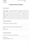 ENTREVISTA INICIAL FAMILIAR