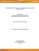 Estadística Descriptiva – Documento Escrito Sobre Soluciones Empresarial