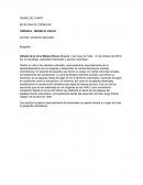 BITÁCORA DE CRÓNICAS