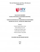 Teoría de decisiones bajo condiciones de incertidumbre: criterío de Laplace – críterío del mínimo pesar