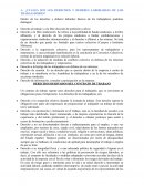 ¿Cuales son los derechos y deberes laborables de los trabajadores?