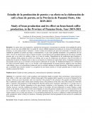 Estudio de la producción de café a base de poroto
