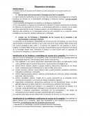 Diagnostico estratégico . Analisis Interno