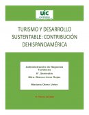 Turismo y desarrollo sustentable