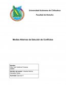 Medios Alternos de Solución de Conflictos