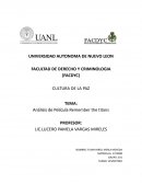 Análisis de Película Remember the titans