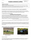 El espacio: convivencia y conflicto