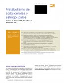 Metabolismo de acilgliceroles y esfingolípidos