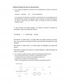 Problemas de balance de masa con reacción química