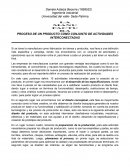 PROCESO DE UN PRODUCTO COMO CONJUNTO DE ACTIVIDADES INTERCONECTADAS