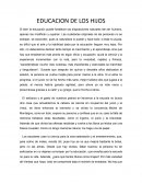 Educacion de los hijos