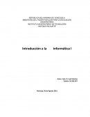 Introducción a la informática l