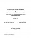 Administración y control de obra del área de cuidados intensivos del Hgo. No 15