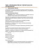 PROPIEDADES FÍSICAS Y PERCEPTUALES DE LOS MATERIALES