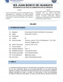 Sílabo herramientas de gestion de redes de comunicacion