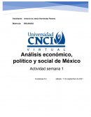 Análisis económico, político y social de México