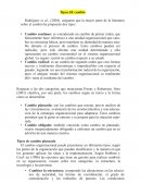 Cambio organizacional