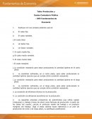 Taller Producción y Costos Contaduría Pública - UVD Fundamentos de Economía