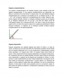 Ángulos complementarios