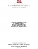 El Rol del Modelo de Ocupación en la Seguridad Alimentaria