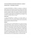 CASO ANALISIS EMPRESA MULTIMAYORISTA DE MERCADOS “LA GONDOLA”