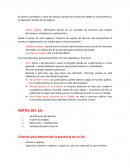 Criterios para determinar la presencia de un AA