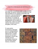 ¿Qué es la inovacion de materiales?