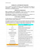NORMAS DE LA INFORMACIÓN FINANCIERA
