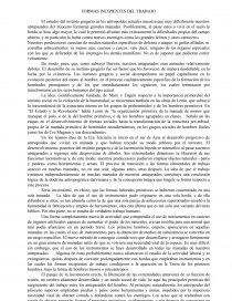 FORMAS INCIPIENTES DEL TRABAJO. Página 1