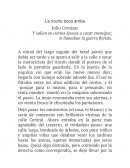 La noche boca arriba . Julio Cortázar