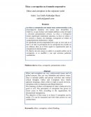 Ética y corrupción en el mundo corporativo