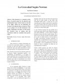 La Gravedad Según Newton