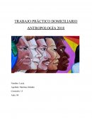 TRABAJO PRÁCTICO DOMICILIARIO ANTROPOLOGÍA 2018