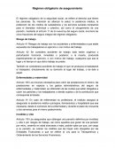 Régimen obligatorio de aseguramiento