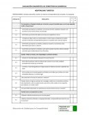 EVALUACIÓN DIAGNÓSTICA DE COMPETENCIAS GENÉRICAS HOSPITALIDAD TURÍSTICA