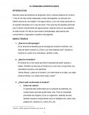 EL PROBLEMA ANTROPOLÓGICO