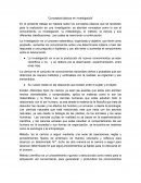 Conceptos básicos en investigación