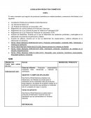 LEGISLACIÓN PRODUCTOS COSMÉTICOS NOM´s