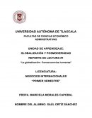 La globalización. Consecuencias humanas