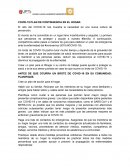 COVID-19 PLAN DE CONTINGENCIA EN EL HOGAR