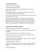 CONCEPTO DE MÉTODO FILOSÓFICO