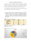 ANALISIS E INTERPRETACION DE DATOS