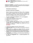 EXPERIENCIA CURRICULAR: METODOLOGÍA DE LA INVESTIGACIÓN