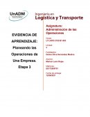 Planeando las Operaciones. Caso ZARA