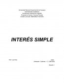 Matemática Financiera.Interés Simple