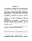Ensayo radiación