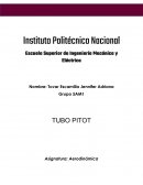 P1 Aerodinámica TUBO PITOT
