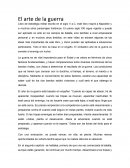 ENSAYO SOBRE EL ARTE DE LA GUERRA DE SUN TZU