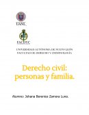 Derecho civil: personas y familia